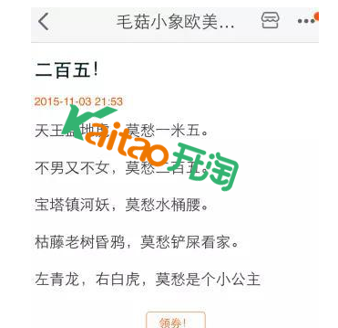 毛菇小象 毛菇小象