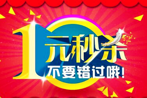 1元秒杀活动 1元秒杀活动
