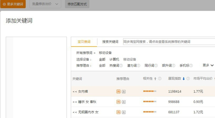 添加关键词 添加关键词